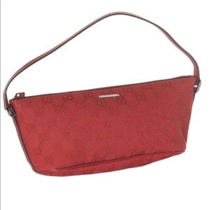 2000s Boat Pochette GG Canvas Small